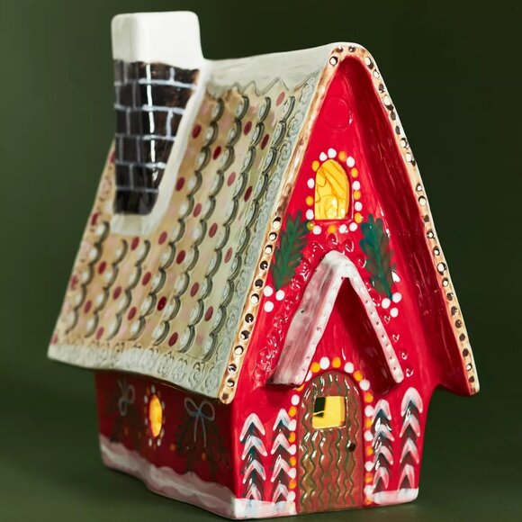 Anthropologie Nathalie Lete Christmas Holiday Village House - Picture 1 of 12